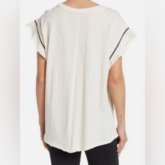 FP Movement by Free People Away With The Wind Short Sleeve - Brushed Sail Size S - Picture 2 of 13